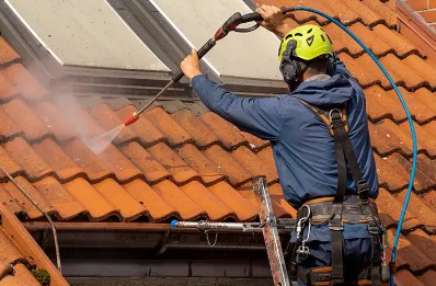 Démoussage et hydrofuge de toiture au Boisle