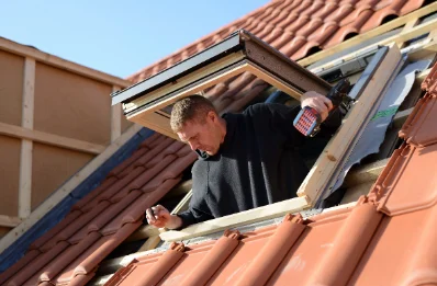 Pose de fenêtres de toit Velux au Boisle